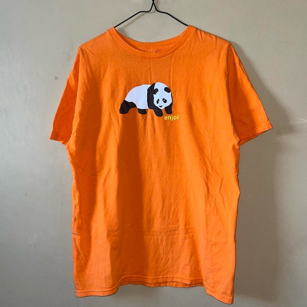 Vintage Y2K 2000s Enjoi Skateboards Classic Panda Bear Graphic Animal Skate Tee